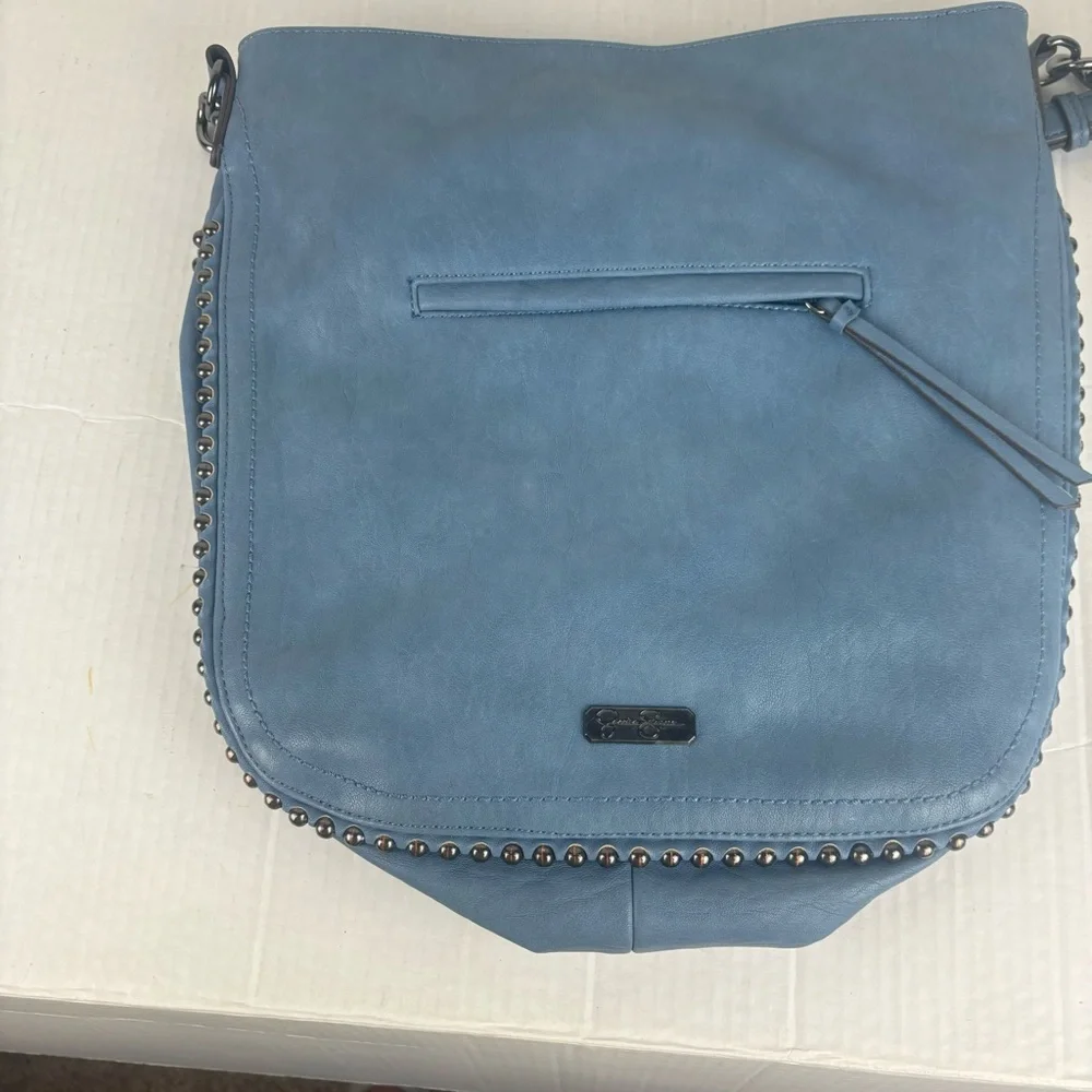 Jessica Simpson Camile Studded Hobo bag in blue